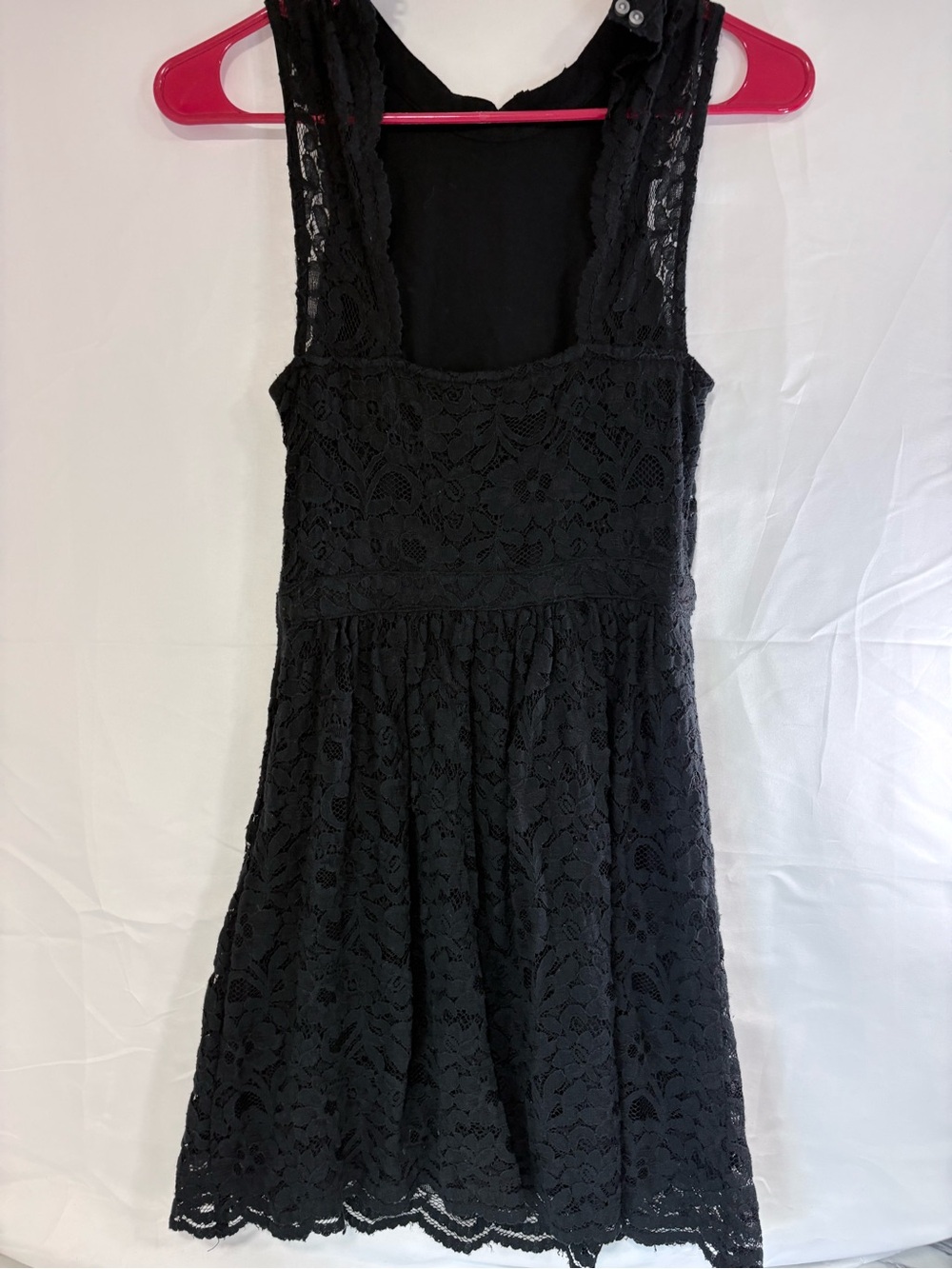 Hollister Black Lace Sleeveless Mini Dress - Picture 3 of 4